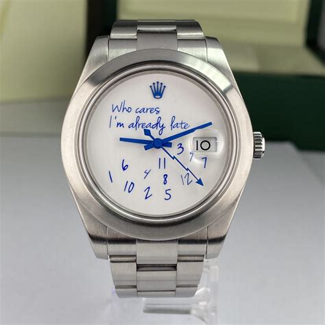 rolex who cares i'm already late for sale|Rolex x colette mad paris.